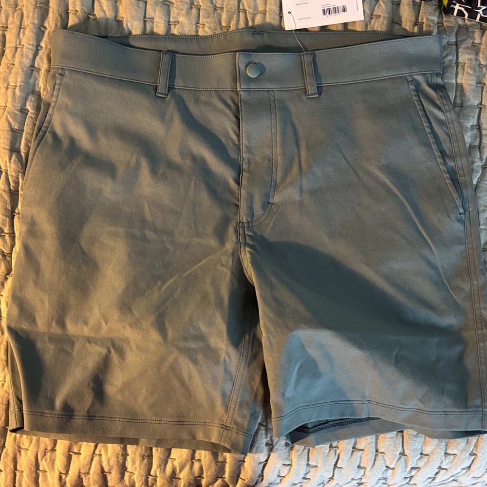 Outdoor Voices Olive Green Tech Twill Short